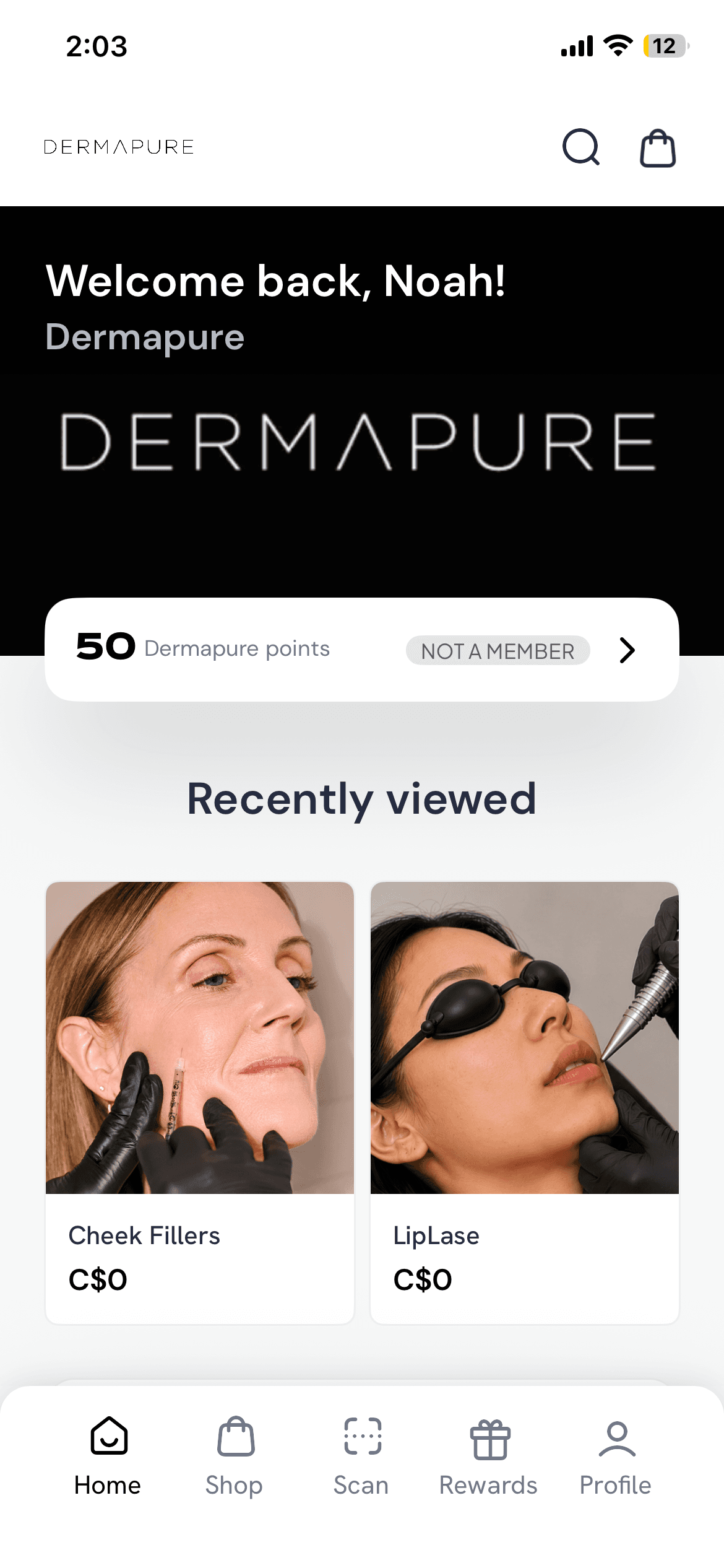 Demor medspa mobile app